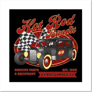 Hot Rod Bandit Rockabilly Posters and Art